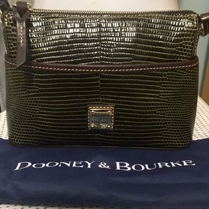 NWT Dooney Bourke  “Croc” Crossbody